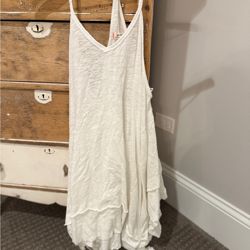 We The Free White tunic tank top